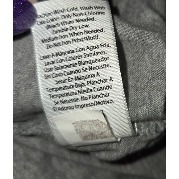 Halloween Grey Gray Womens Tshirt Top Sz XXL 20 Pima Cotton Haunting Long Sleeve - Picture 7 of 15